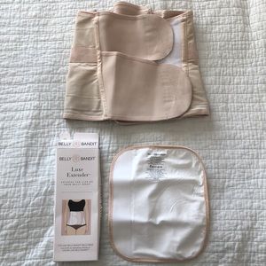 Postpartum Luxe Belly Wrap w Extender. Size Small.